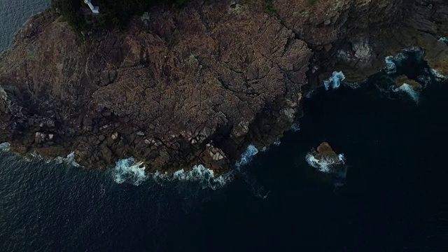 鸟瞰日崎，熊野，三重，日本视频素材