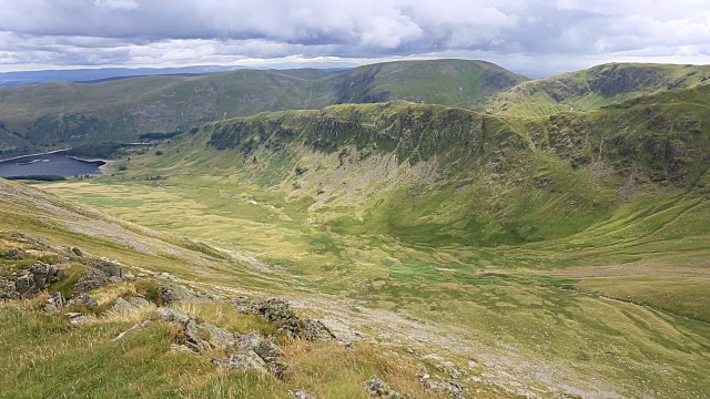 Riggingdale山谷，Haweswater，湖区国家公园，坎布里亚，英国，英国视频素材