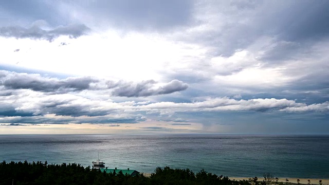 江原道东海海景视频素材