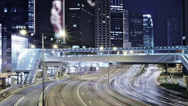 香港的夜晚视频素材