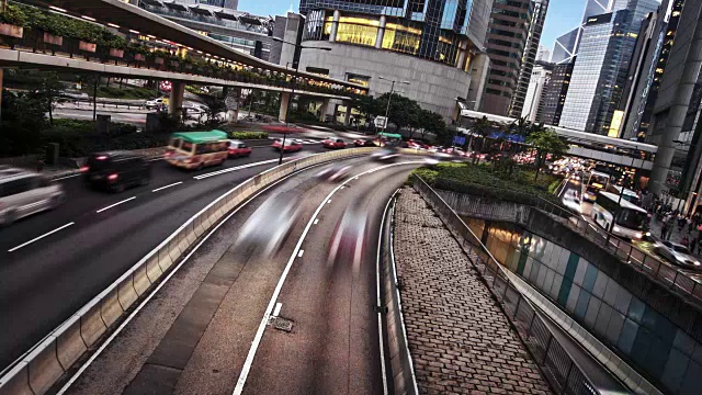 香港的街道视频素材