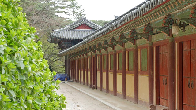 Bulguksa Temple(联合国教科文组织世界遗产)视频素材