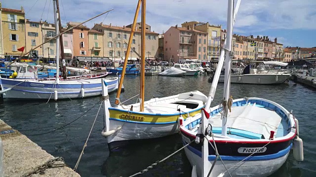 Saint-Tropez Cô调遣d 'Azur,法国视频素材