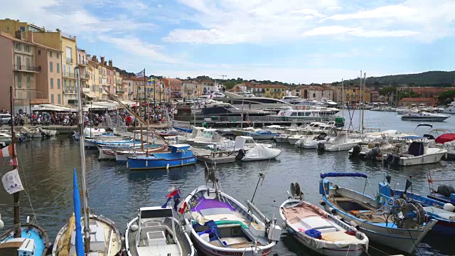 Saint-Tropez Cô调遣d 'Azur,法国视频素材