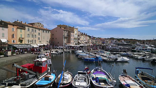 Saint-Tropez Cô调遣d 'Azur,法国视频素材