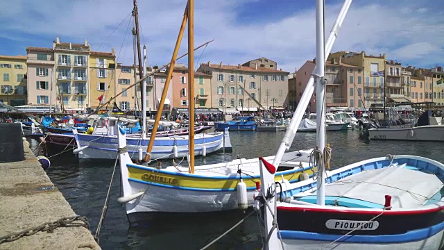 Saint-Tropez Cô调遣d 'Azur,法国视频素材