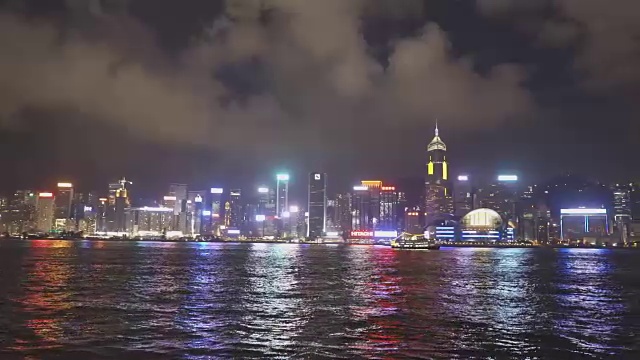 香港的夜景视频素材