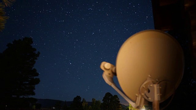 夜空和星光视频素材