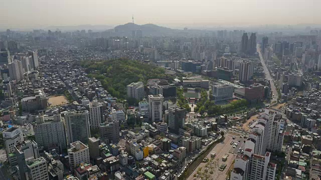 洪台地区鸟瞰图视频素材