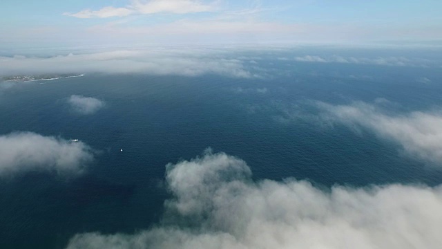 鸟瞰济州岛海景视频素材