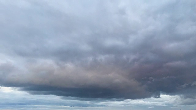 暴风雨险恶的云经过的时间流逝视频素材