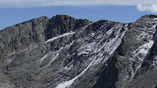 来自科罗拉多斯伯丁山脉的埃文斯山视频素材