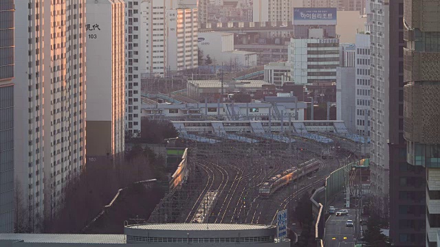 汉城古鲁的sindorimstation区域视频素材