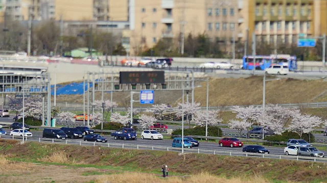 东埠高速公路交通景观视频素材