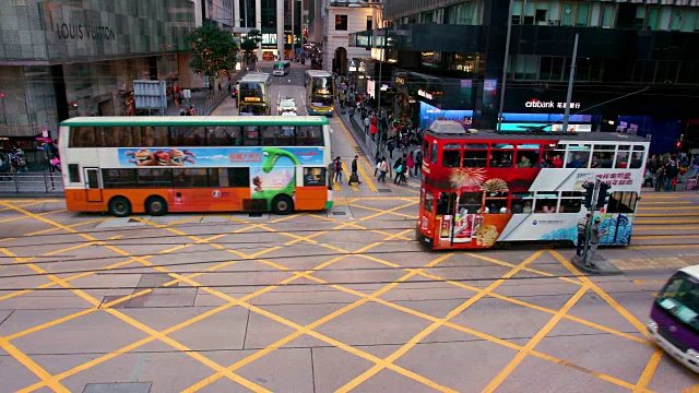 香港的街道视频素材