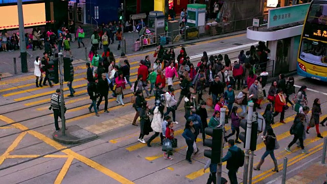 香港的街道视频素材