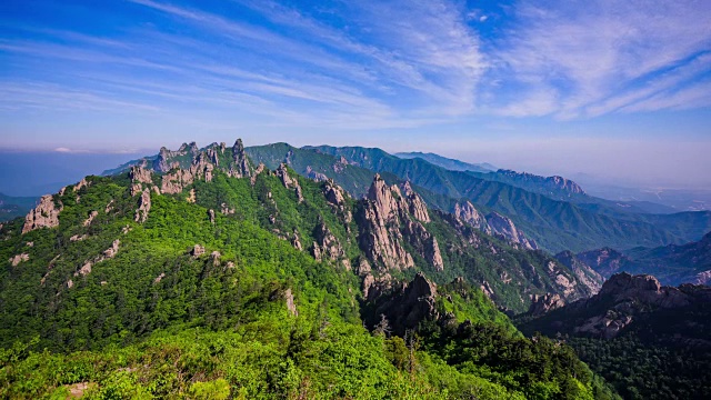 雪山国家山公园的公尼奥尼奥山岭视频素材