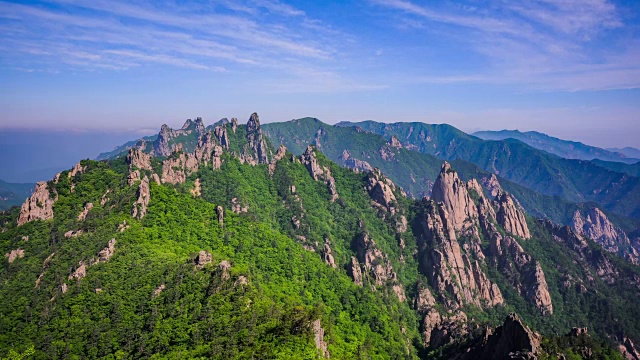 雪山国家山公园的公尼奥尼奥山岭视频素材