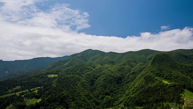 在乌陵岛的Seonginbong山视频素材