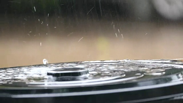 场暴雨视频素材