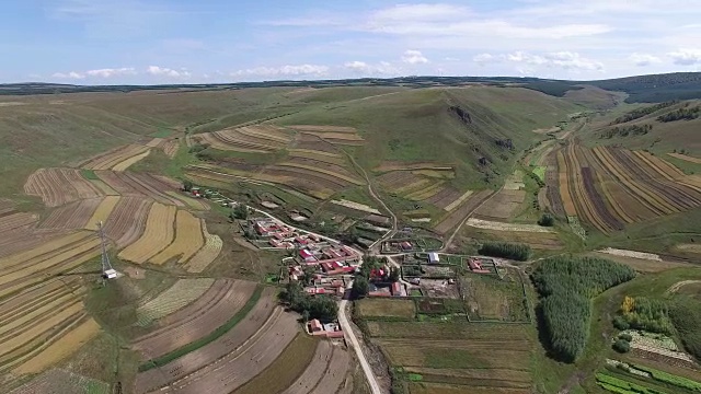 中国内蒙古鸟瞰图视频素材