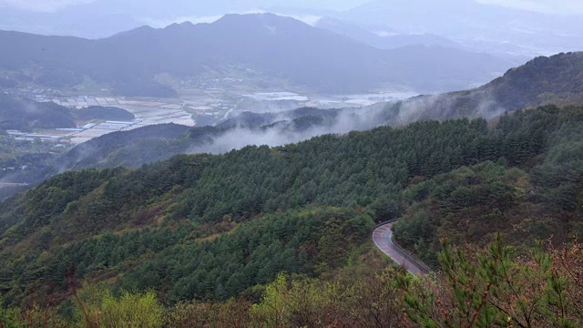 奇里桑山国家公园与云海的合影视频素材