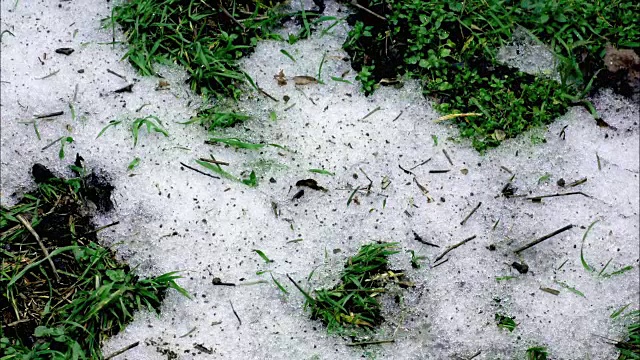 雪融化(延时)视频购买