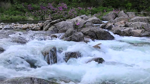 拍摄于基里桑山国家公园的Baemsagol Valley和Dalgung Valley视频素材