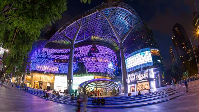 ION Orchard Mall，新加坡乌节路购物区，东南亚视频素材