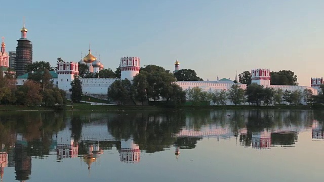 莫斯科新圣女修道院,视频素材