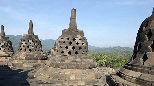 婆罗浮屠寺顶级高清视频的旅行拍摄视频素材