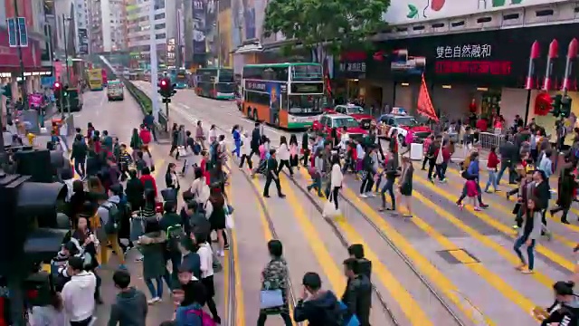 香港电车视频素材