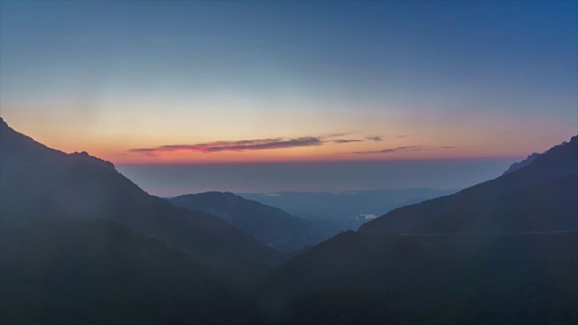 日出在地平线上的时间间隔视频下载