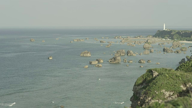 拍摄于宫古岛东岸nazaki海滩视频素材