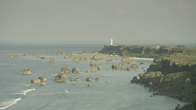 拍摄于宫古岛东岸nazaki海滩视频素材