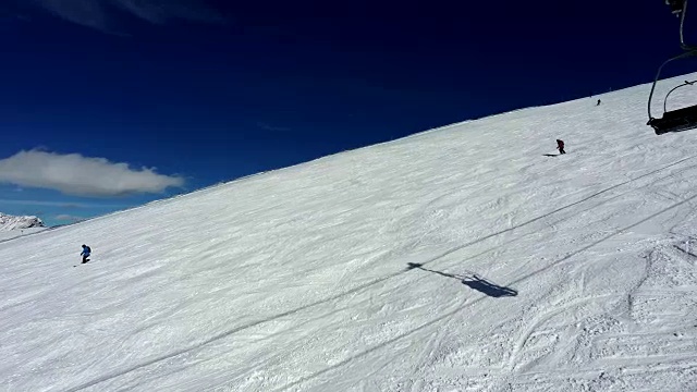 加拿大班夫滑雪场视频素材