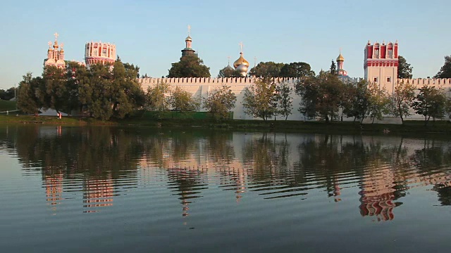 莫斯科新圣女修道院,视频素材