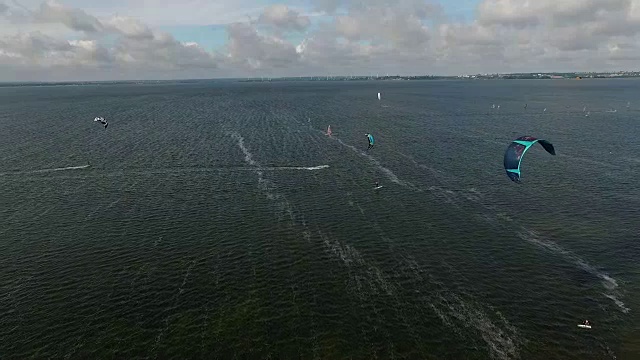 海尔半岛鸟瞰图视频素材