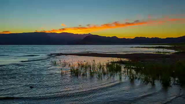 早上去米德湖视频素材