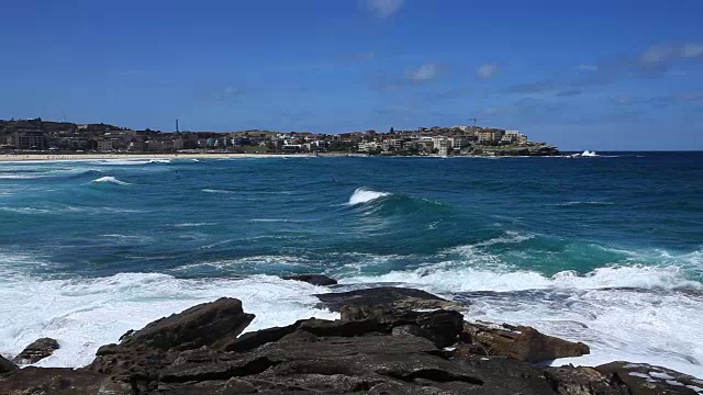 悉尼邦迪海滩海景视频素材