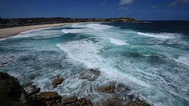 悉尼邦迪海滩海景视频素材