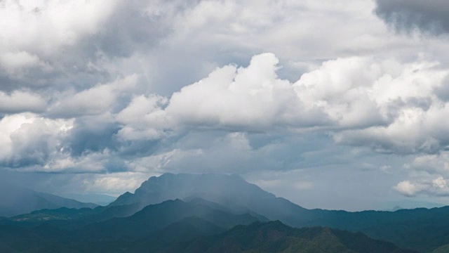 山雨的时间间隔视频素材