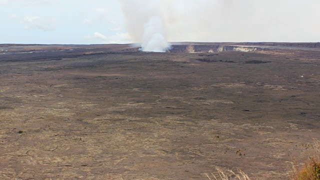 蒸汽喷口-夏威夷火山国家公园视频素材