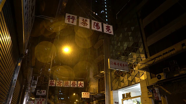 雨的中国符号视频素材