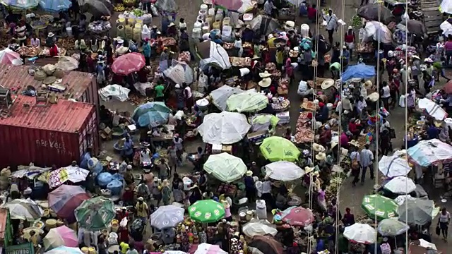 海地,太子港市场视频素材