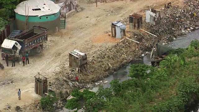 海地:太子港的城市景观视频素材