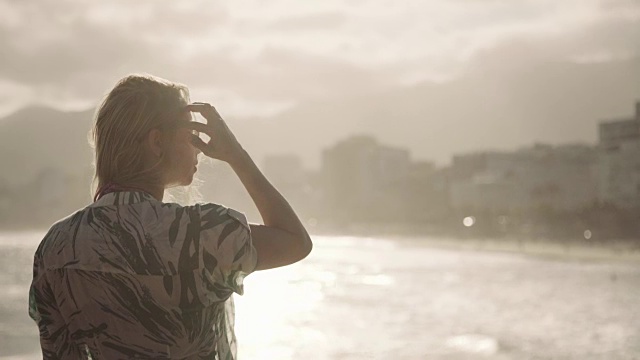 里约热内卢de Janeiro - Ipanema海滩视频素材