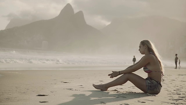 里约热内卢de Janeiro - Ipanema海滩视频素材