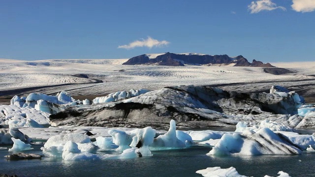 Jokulsarlon冰环礁湖视频素材