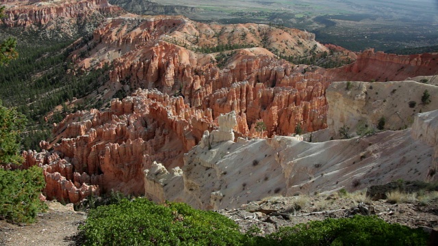 布莱斯峡谷的hoodoo视频素材